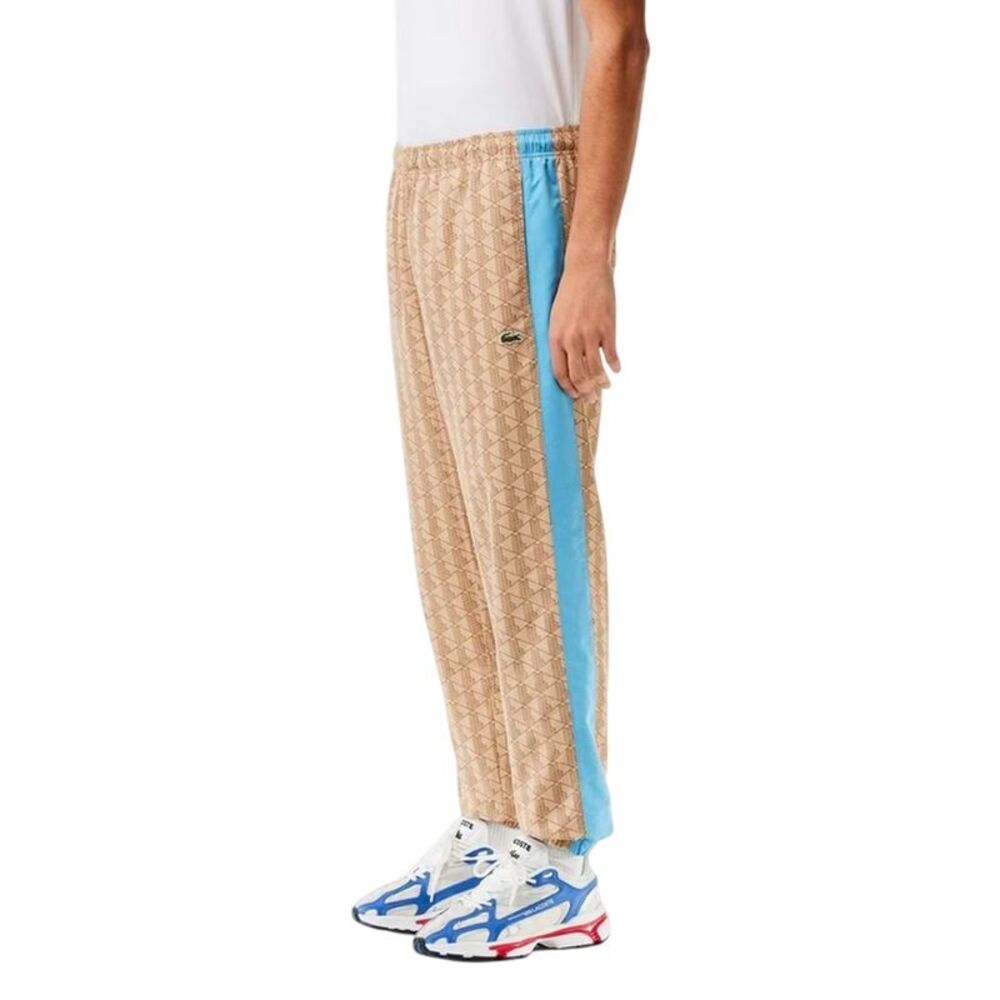 Lacoste Mens Monogram Tracksuit Bottoms / Croissant